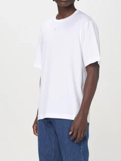 T-shirt basic in cotone con monogram DG Dolce & Gabbana