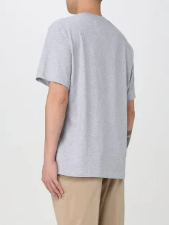 T-shirt basic in cotone con mini logo Lacoste