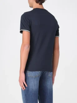 T-shirt basic in cotone con mini logo Barbour
