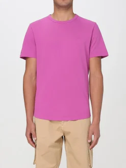 T-shirt basic in cotone con mini logo SUN68