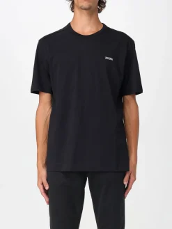 T-shirt basic in cotone con logo Zegna