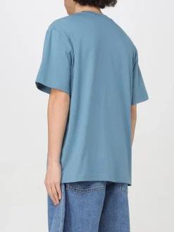T-shirt basic in cotone con mini logo Lacoste