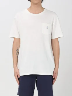 T-shirt basic in cotone con mini logo Polo Ralph Lauren
