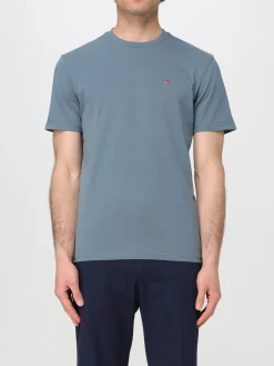 T-shirt basic in cotone con mini logo Napapijri