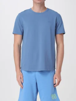 T-shirt basic in cotone con mini logo SUN68