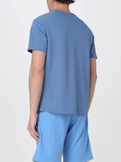 T-shirt basic in cotone con mini logo SUN68