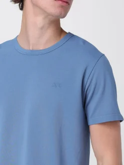 T-shirt basic in cotone con mini logo SUN68