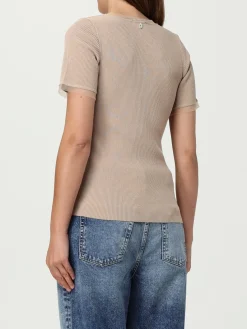 T-shirt basic in tulle Liu Jo