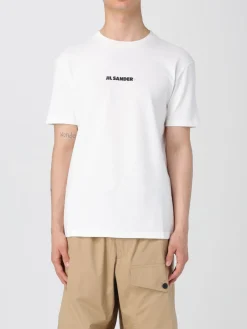 T-shirt basic Jil Sander in cotone con logo