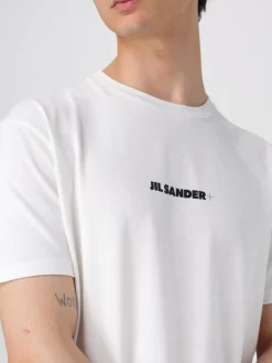 T-shirt basic Jil Sander in cotone con logo