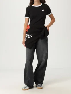 T-shirt basic Kenzo in cotone con Boke Flower