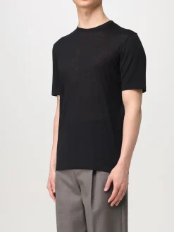 T-shirt basic Saint Laurent in viscosa