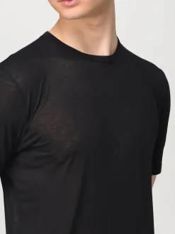 T-shirt basic Saint Laurent in viscosa