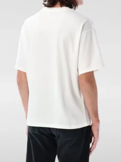 T-shirt basic Saint Laurent in misto cotone