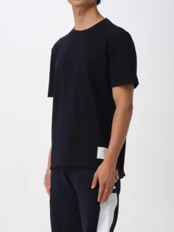 T-shirt basic Thom Browne in cotone