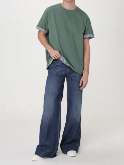 T-shirt Bottega Veneta Double Layer Striped