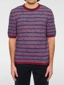 T-shirt Bottega Veneta in cotone a righe