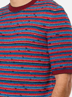 T-shirt Bottega Veneta in cotone a righe