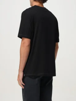 T-shirt Brunello Cucinelli in cotone con logo ricamato