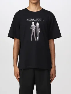 T-shirt Cara Loves Karl Karl Lagerfeld con stampa