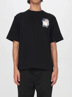 T-shirt Casablanca in cotone con stampa grafica