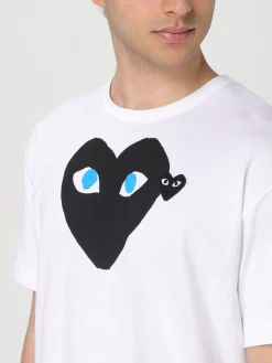 T-shirt Comme Des Garçon in cotone con monogram
