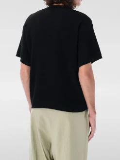 T-shirt con lavorazione a nido d'ape in cotoneMagliano