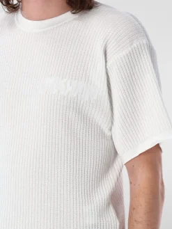 T-shirt con lavorazione a nido d'ape in cotoneMagliano