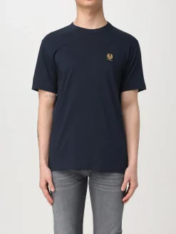 T-shirt con logo Belstaff in cotone