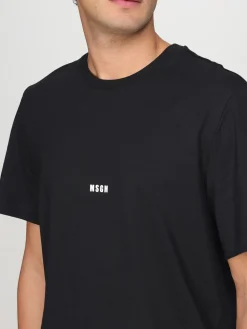 T-shirt con logo MSGM in cotone