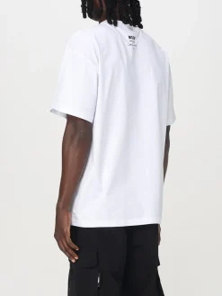 T-shirt con patch MSGM Kids in cotone