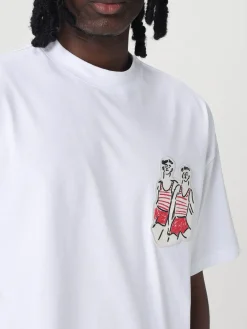 T-shirt con patch MSGM Kids in cotone