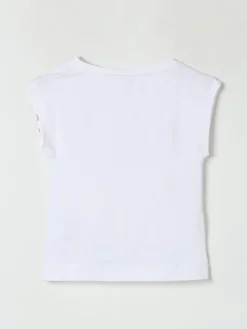 T-shirt con stampa floreale Monnalisa