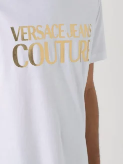 T-shirt con stampa logo Versace Jeans Couture