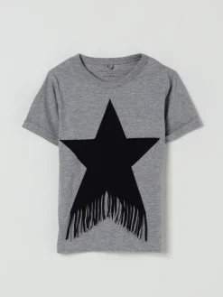 T-shirt con stella e frange Stella McCartney Kids