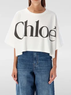 T-shirt crop Chloé oversize