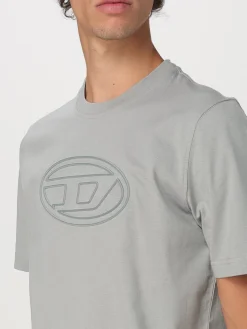 T-shirt Diesel in cotone con Oval D