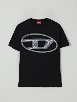 T-shirt Diesel in cotone con logo