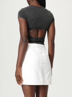 T-shirt Diesel Oval D in cotone stretch