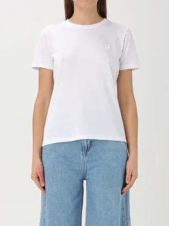 T-shirt Dondup in cotone con logo ricamato