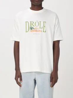 T-shirt Drole De Monsieur in cotone con logo