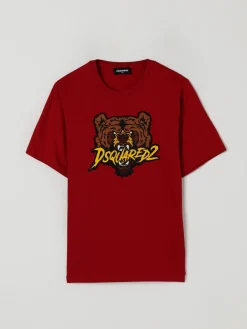 T-shirt Dsquared2 in cotone con stampa logo