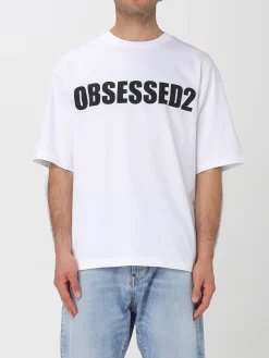 T-shirt Dsquared2 in cotone con slogan