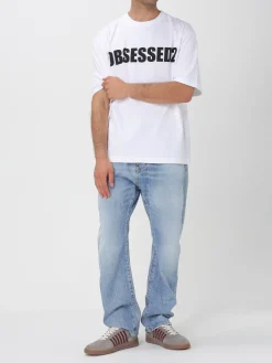 T-shirt Dsquared2 in cotone con slogan