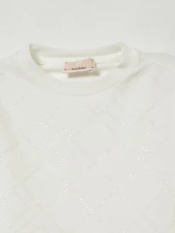 T-shirt Elisabetta Franchi La Mia Bambina in cotone con strass