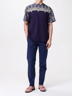 T-shirt Etro in cotone con fantasia Paisley