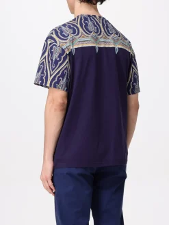 T-shirt Etro in cotone con fantasia Paisley