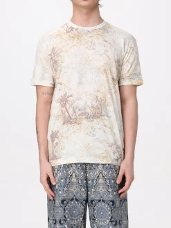 T-shirt Etro in cotone stampato