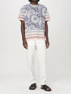 T-shirt Etro in cotone stampato