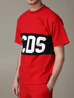 T-shirt GCDS a girocollo con stampa logo